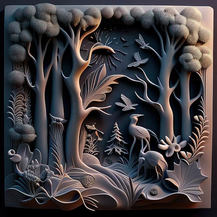 Картины st fantasy forest